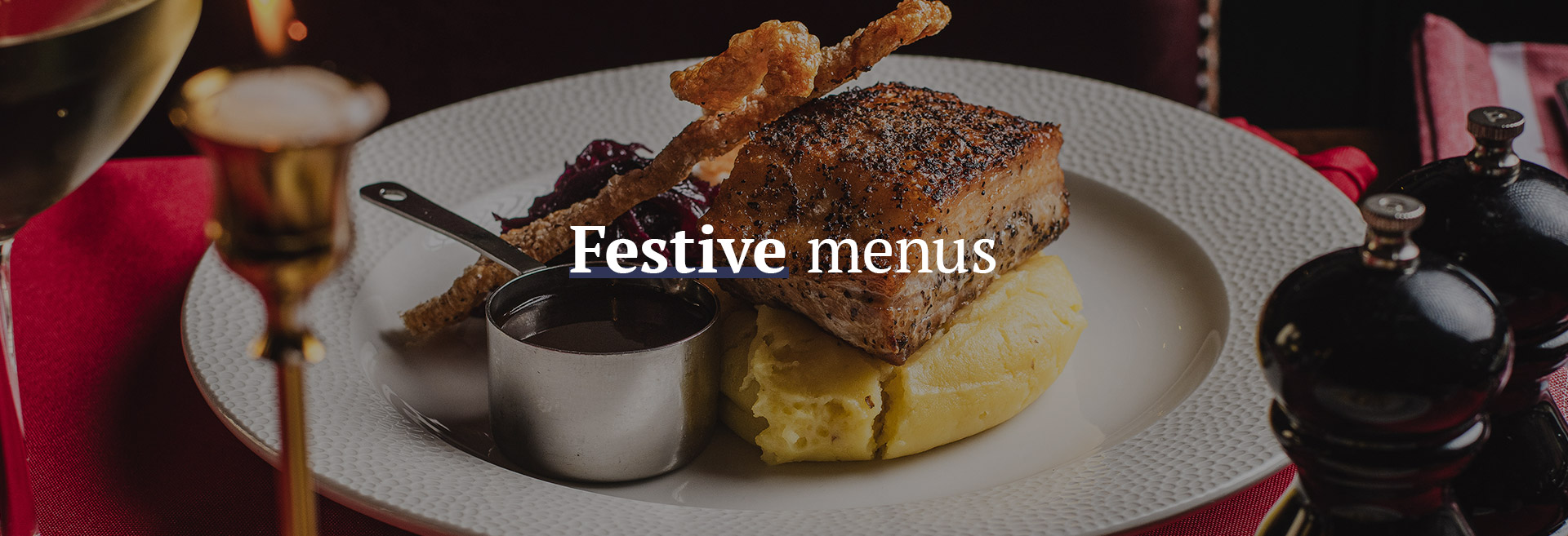 Christmas menu at The Cuckfield